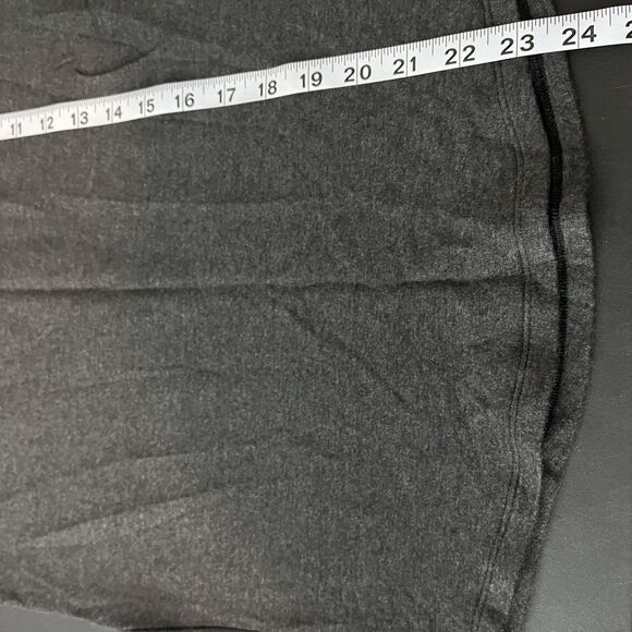 Lululemon Shirt Womens 2 Dark Gray Long Sleeve Crewneck Modal Athletic Yoga - Picture 6 of 6